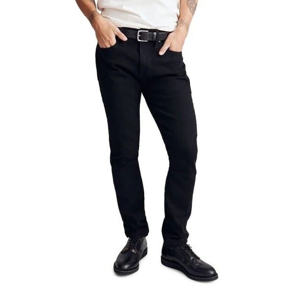 Madewell Men's Straight Jeans - Deep Black